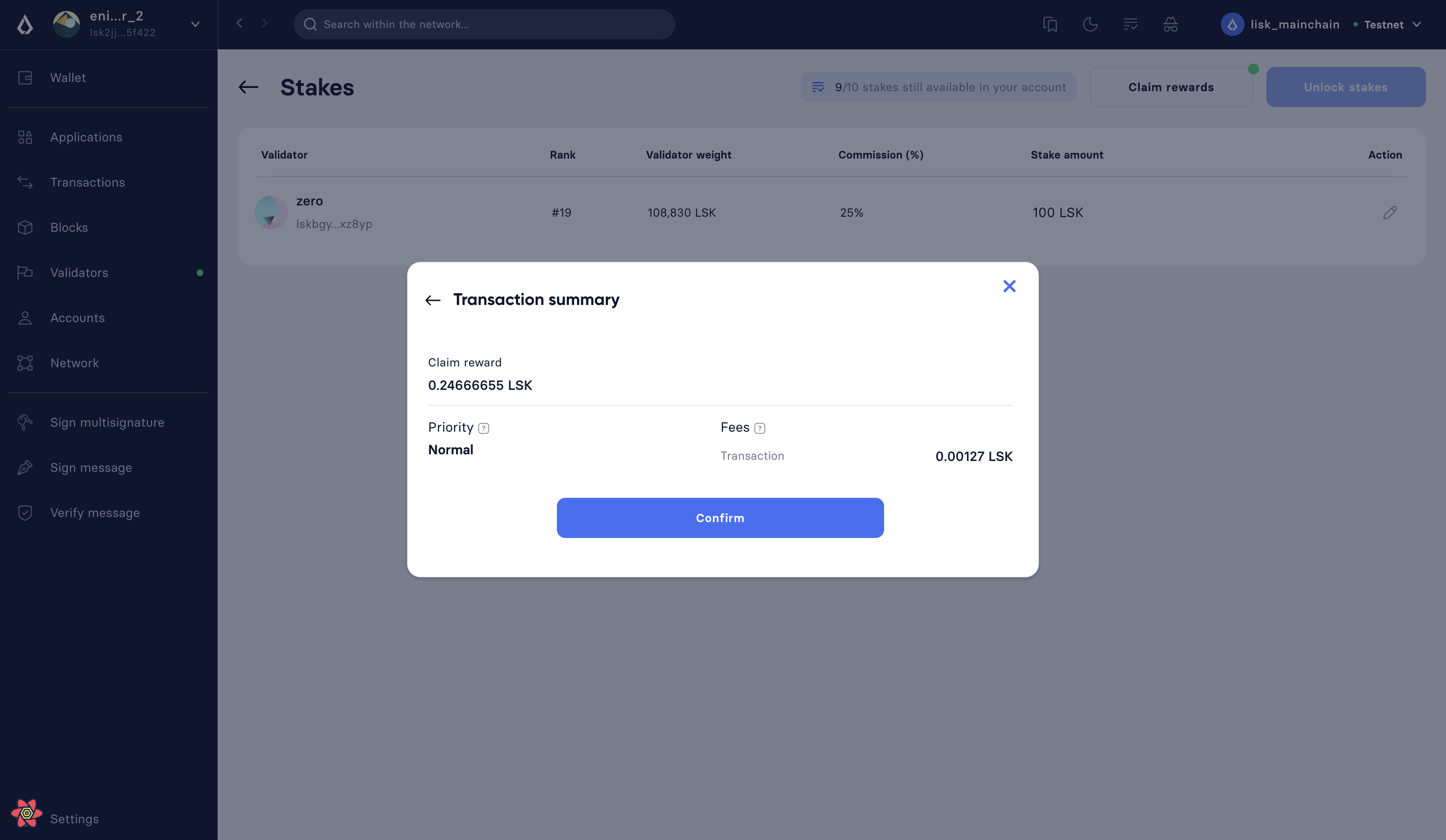 Transaction Summary