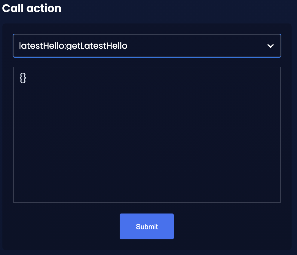 Invoke plugin action