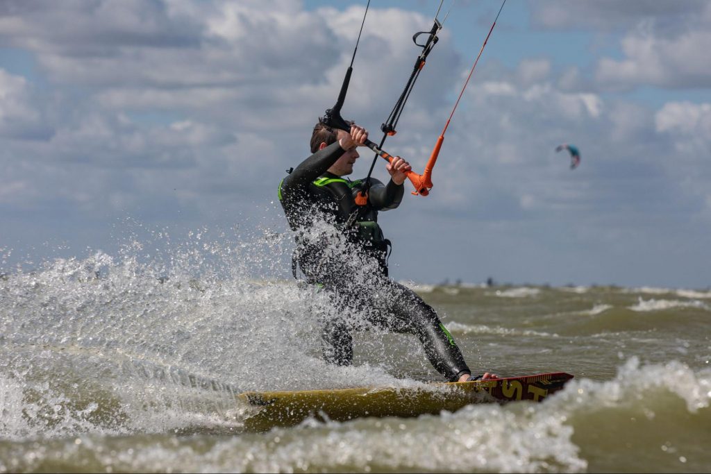 Nick Kitesurfing