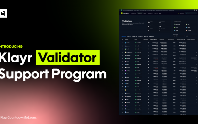 Meet the Klayr Validator Support Program